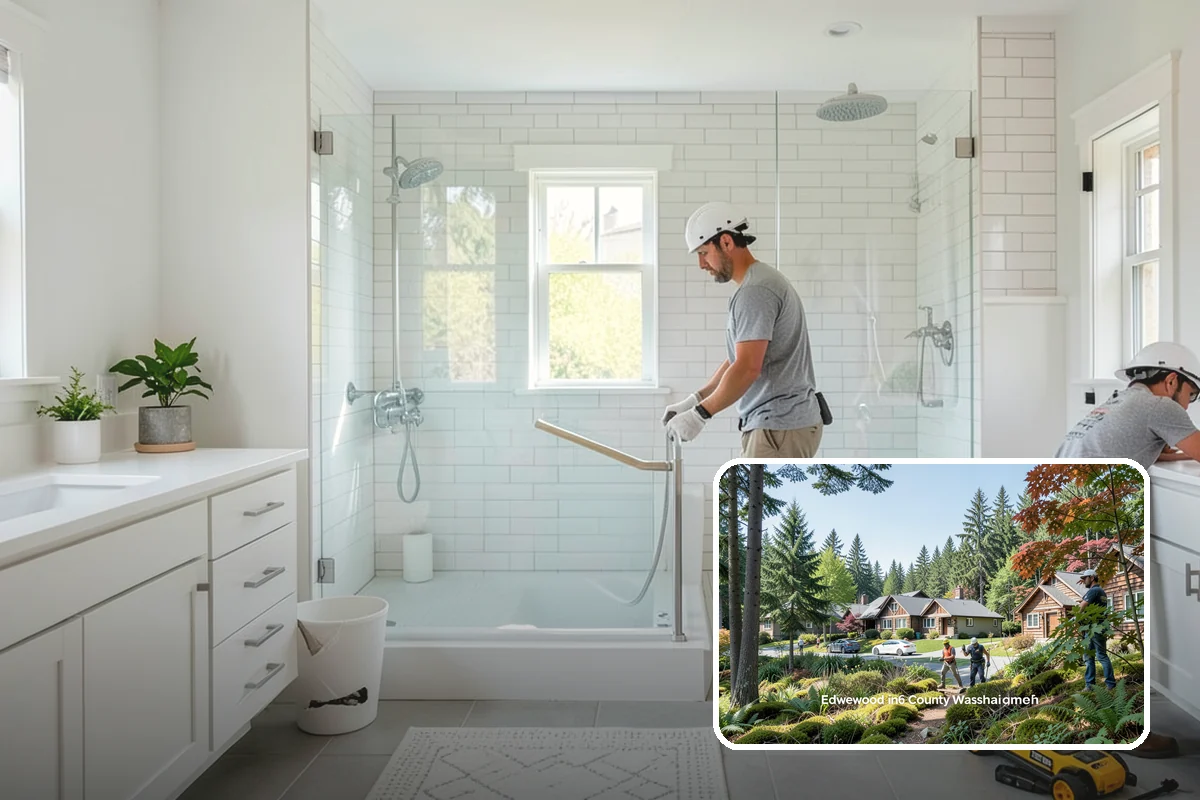 Tile Shower Installation in Edgewood, Pierce County, WA - Delivers a fully custom, personalized look