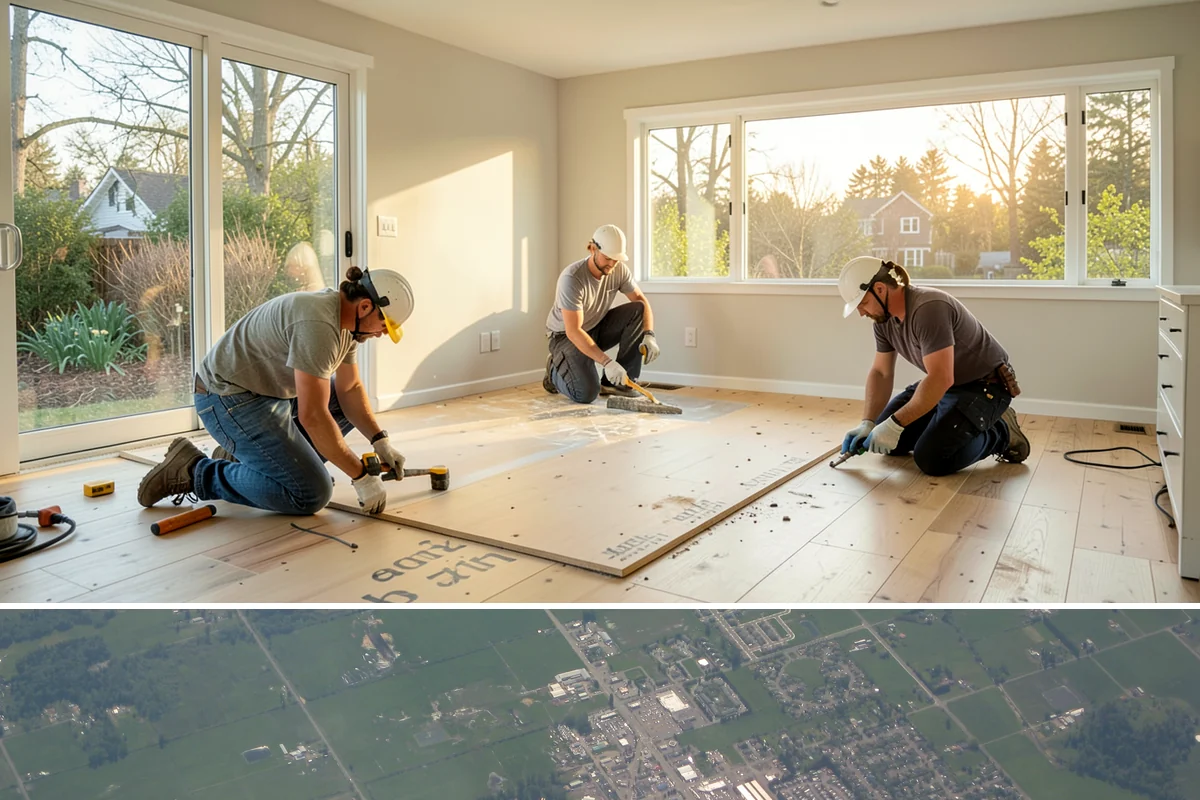 Tile Shower Installation in Enumclaw, King County, WA - Tile work cures best in a controlled indoor environment, making the heated interior months a reliable time to install.