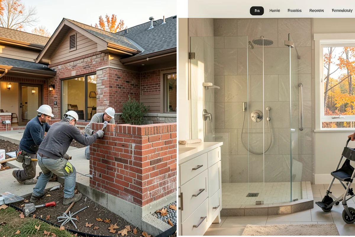 Tile Shower Installation in Fircrest, Pierce County, WA - Frame and waterproof the shower walls