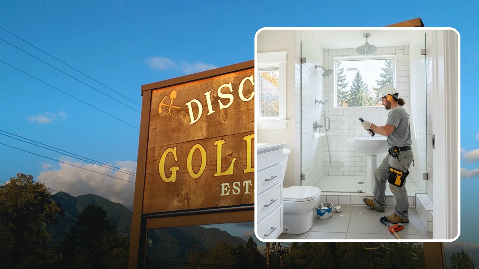 Tile Shower Installation in Gold Bar, Snohomish County, WA - A tile shower installation surrounds your bathing space in custom, waterproof tilework.