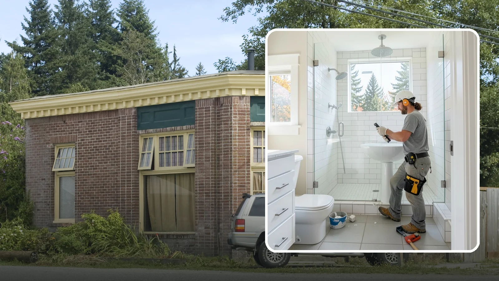 Tile Shower Installation in Hamilton, Skagit County, WA - A tile shower installation surrounds your bathing space in custom, waterproof tilework.