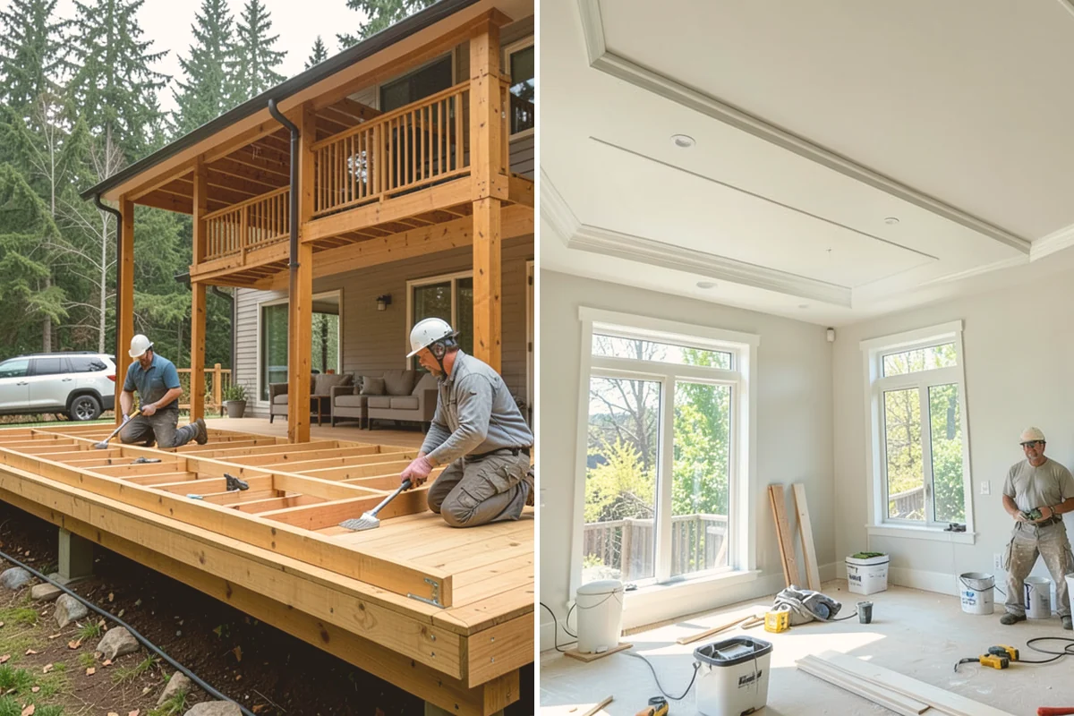 Tile Shower Installation in Newcastle, King County, WA - Frame and waterproof the shower walls