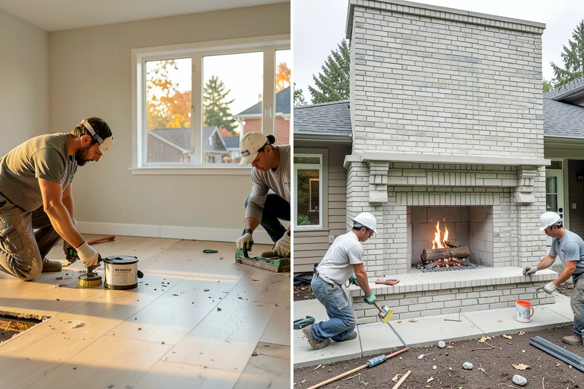 Tile Shower Installation in Snoqualmie, King County, WA - Frame and waterproof the shower walls