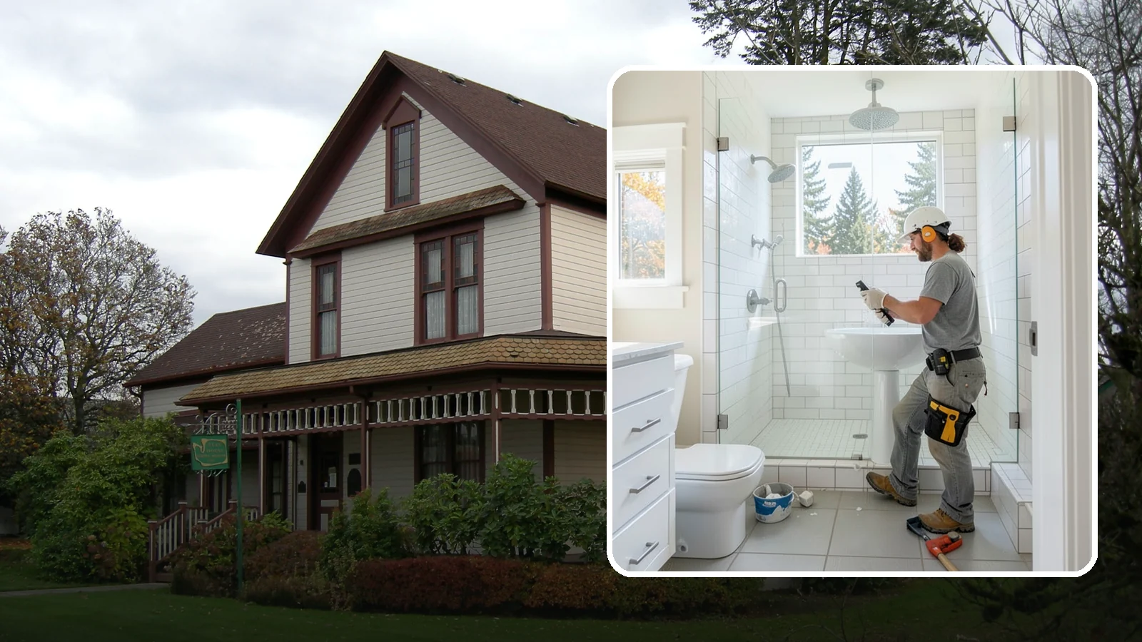 Tile Shower Installation in Sumner, Pierce County, WA - A tile shower installation surrounds your bathing space in custom, waterproof tilework.