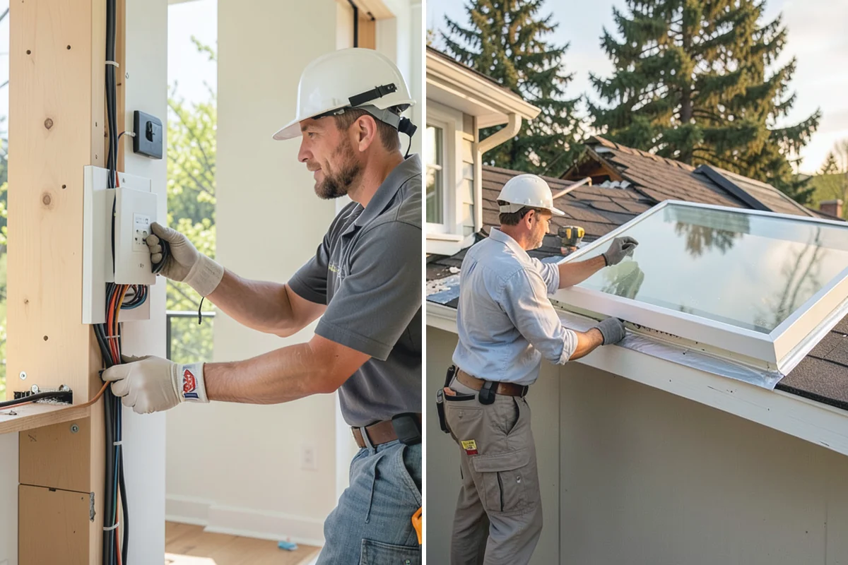 Tile Shower Installation in Wilkeson, Pierce County, WA - Frame and waterproof the shower walls