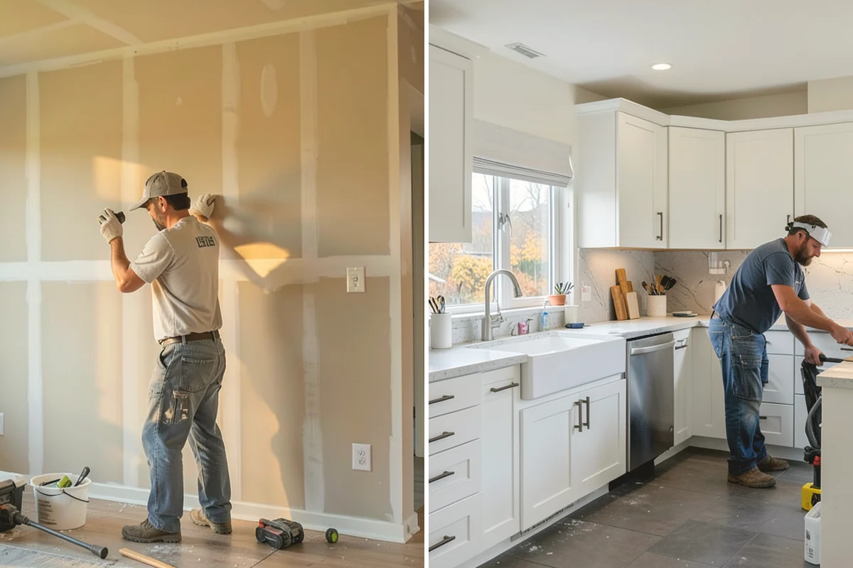Tile Shower Installation in Yarrow Point, King County, WA - Frame and waterproof the shower walls