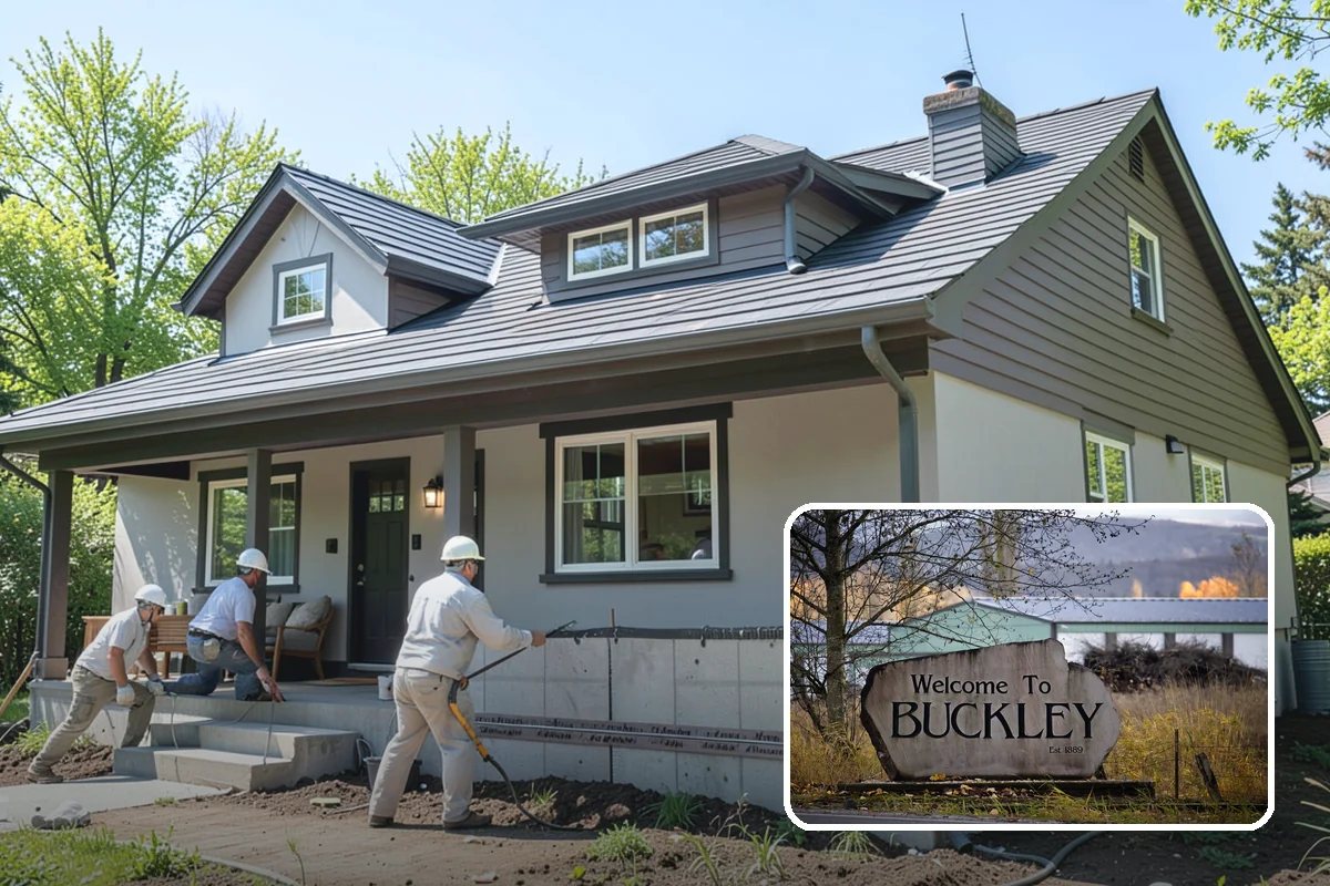 Timber Retaining Wall in Buckley, Pierce County, WA - Economical option for shorter walls and terraces