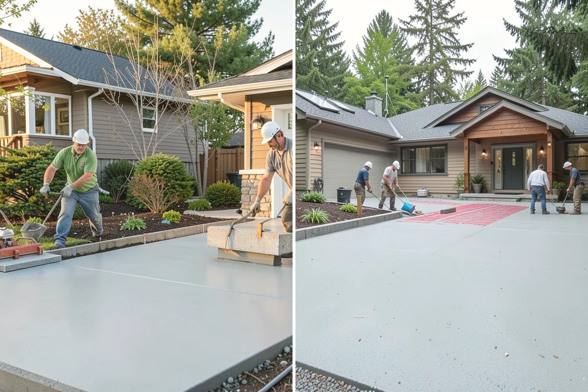 Timber Retaining Wall in Carnation, King County, WA - Lay out the wall and excavate a gravel base trench