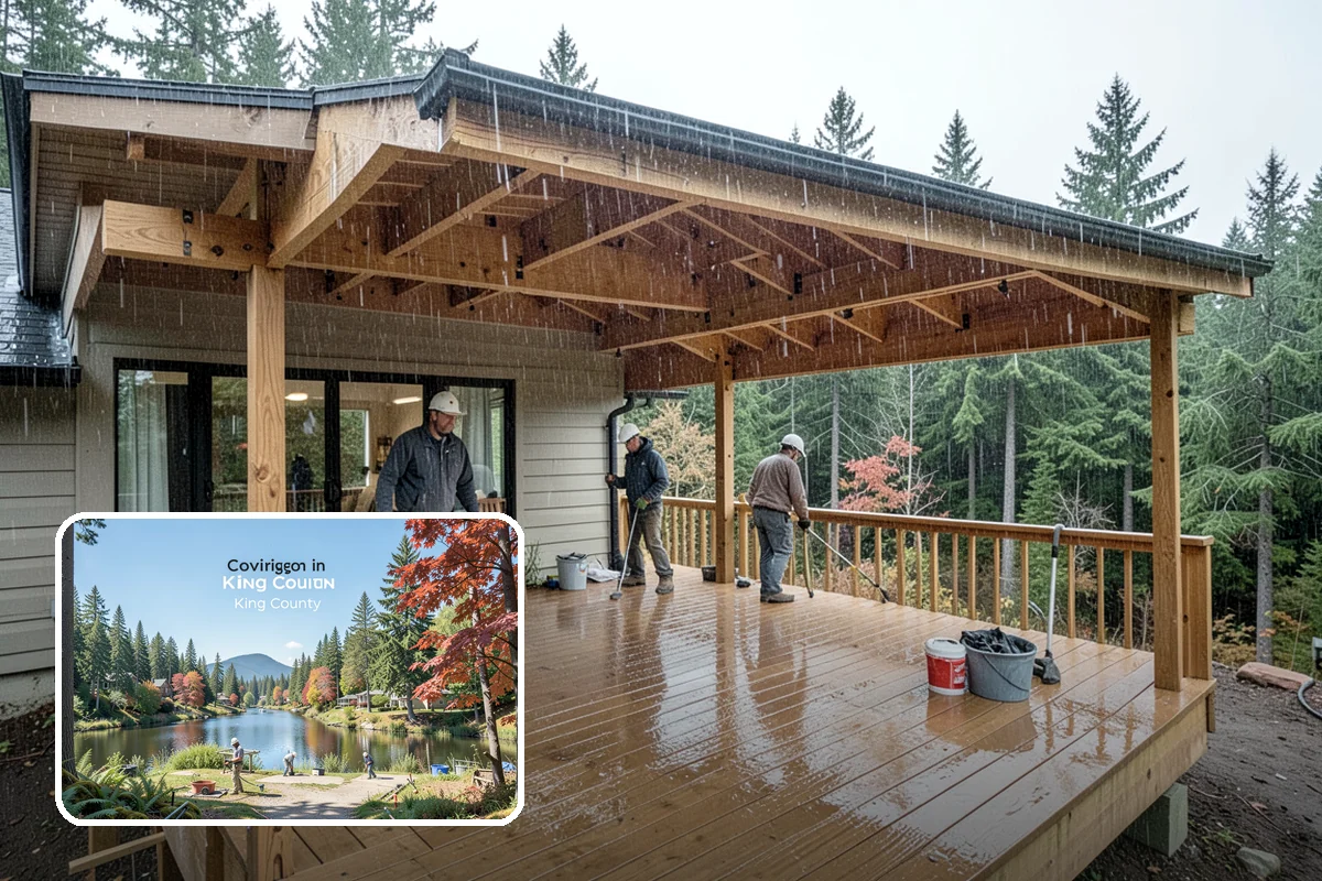 Timber Retaining Wall in Covington, King County, WA - Economical option for shorter walls and terraces