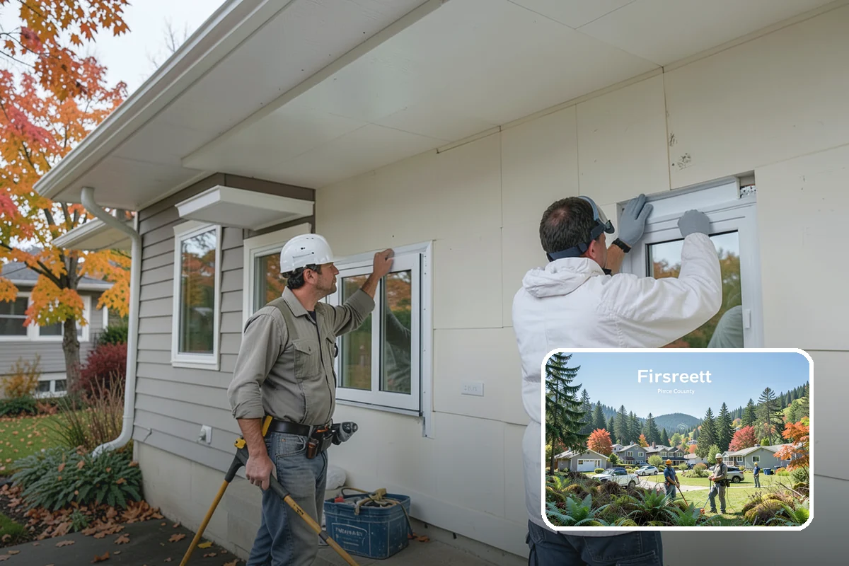 Timber Retaining Wall in Fircrest, Pierce County, WA - Economical option for shorter walls and terraces