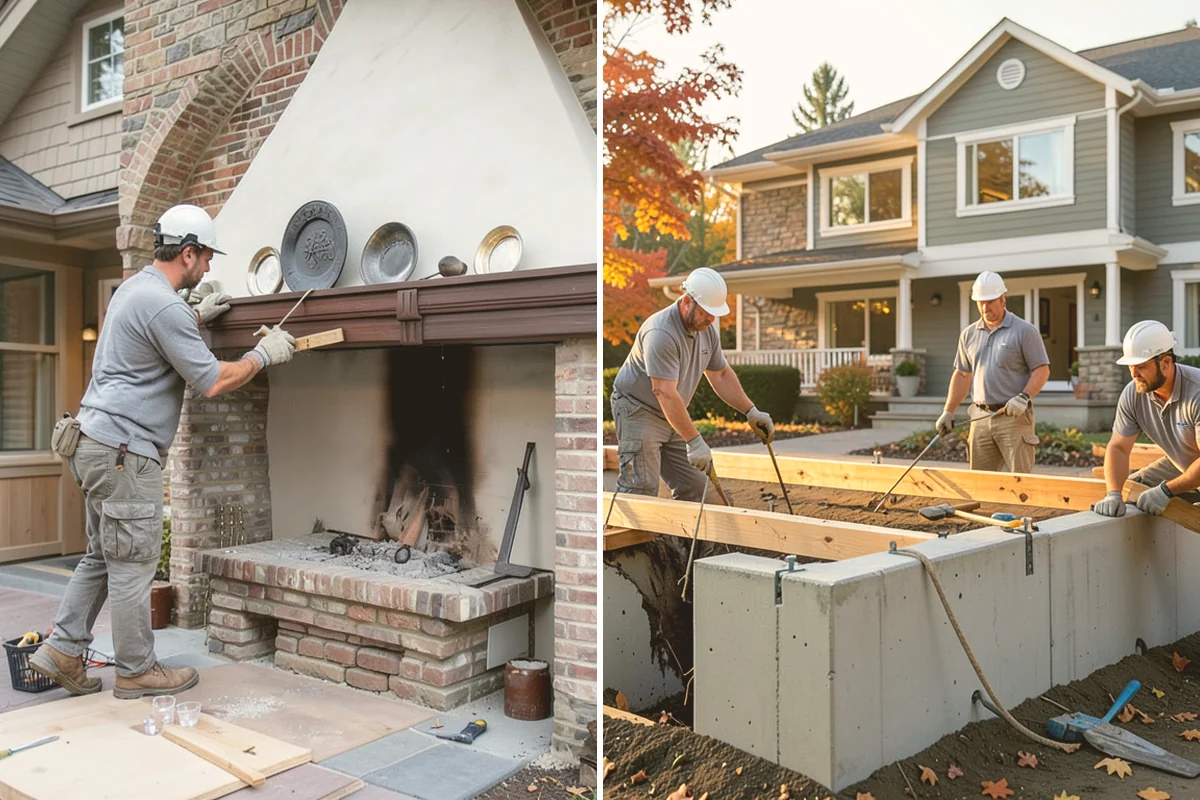 Timber Retaining Wall in Kirkland, King County, WA - Lay out the wall and excavate a gravel base trench