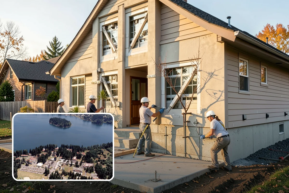 Timber Retaining Wall in Lakewood, Pierce County, WA - Economical option for shorter walls and terraces