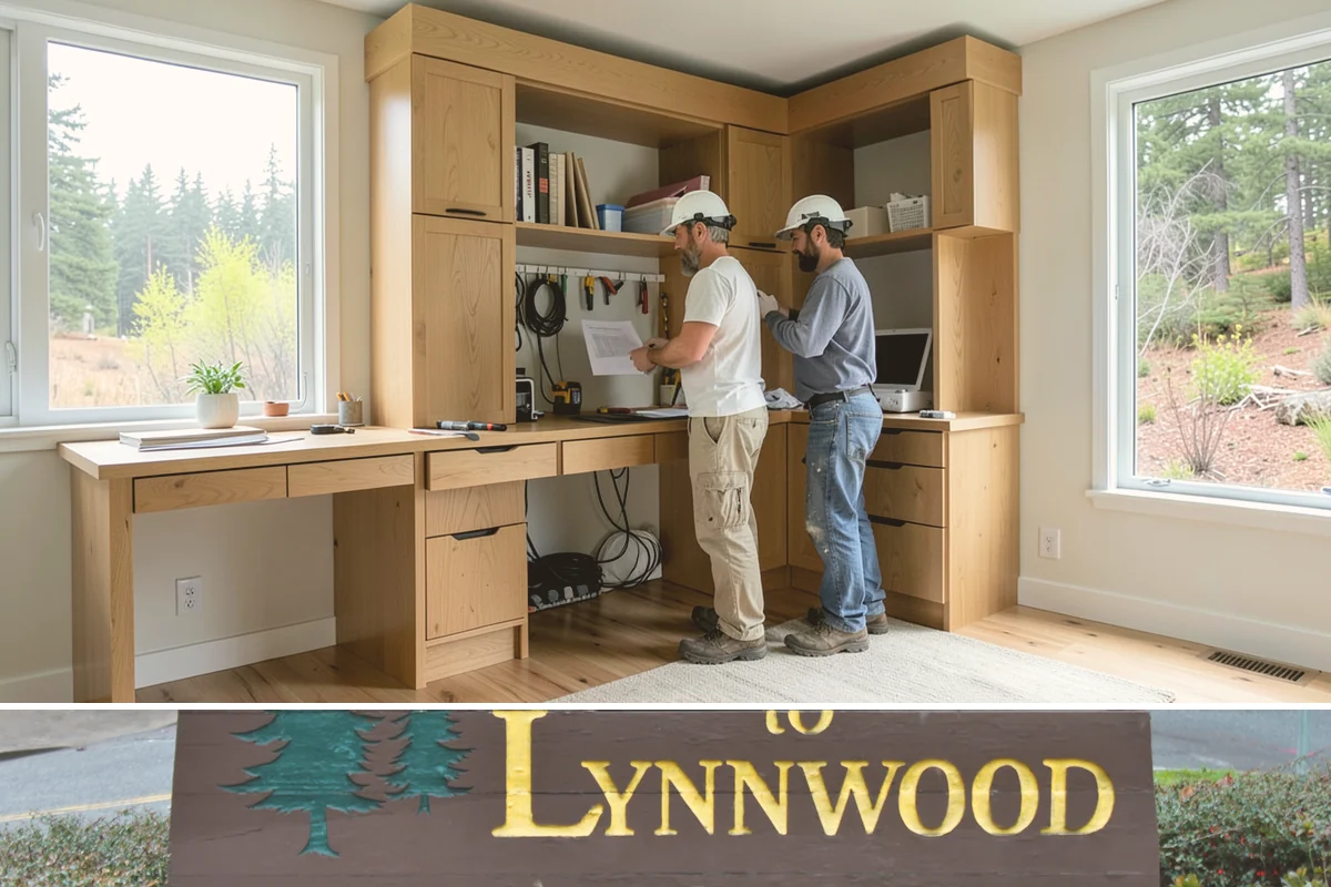 Timber Retaining Wall in Lynnwood, Snohomish County, WA - Timber walls are best installed in drier weather so the base and backfill compact well, typically late spring through early fall.