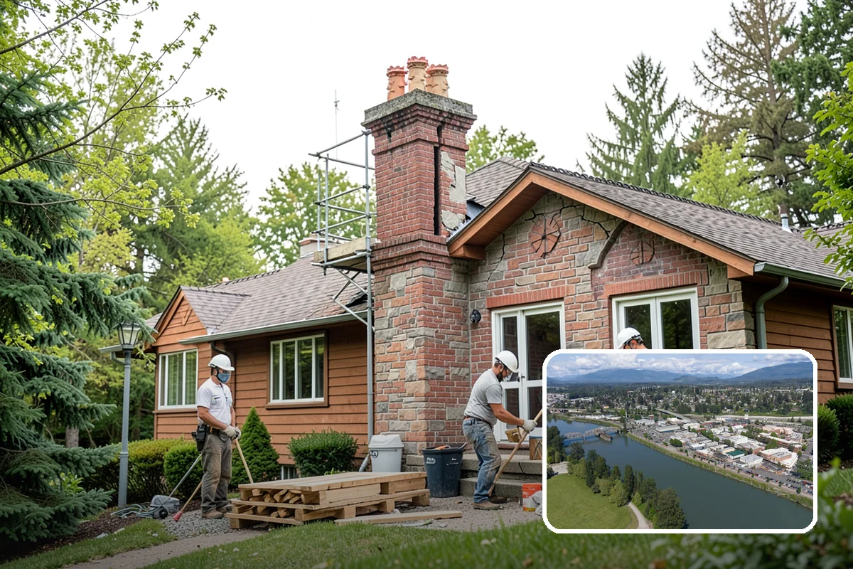 Timber Retaining Wall in Mount Vernon, Skagit County, WA - Economical option for shorter walls and terraces