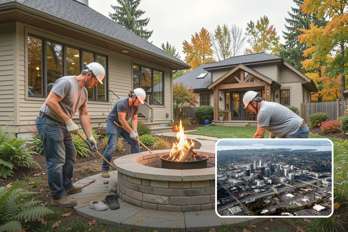 Tiny Home Construction in Bellevue, King County, WA - A complete home in a compact footprint