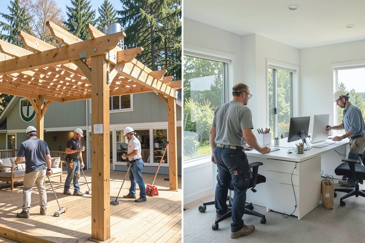 Tiny Home Construction in Bonney Lake, Pierce County, WA - We plan a layout that maximizes compact space