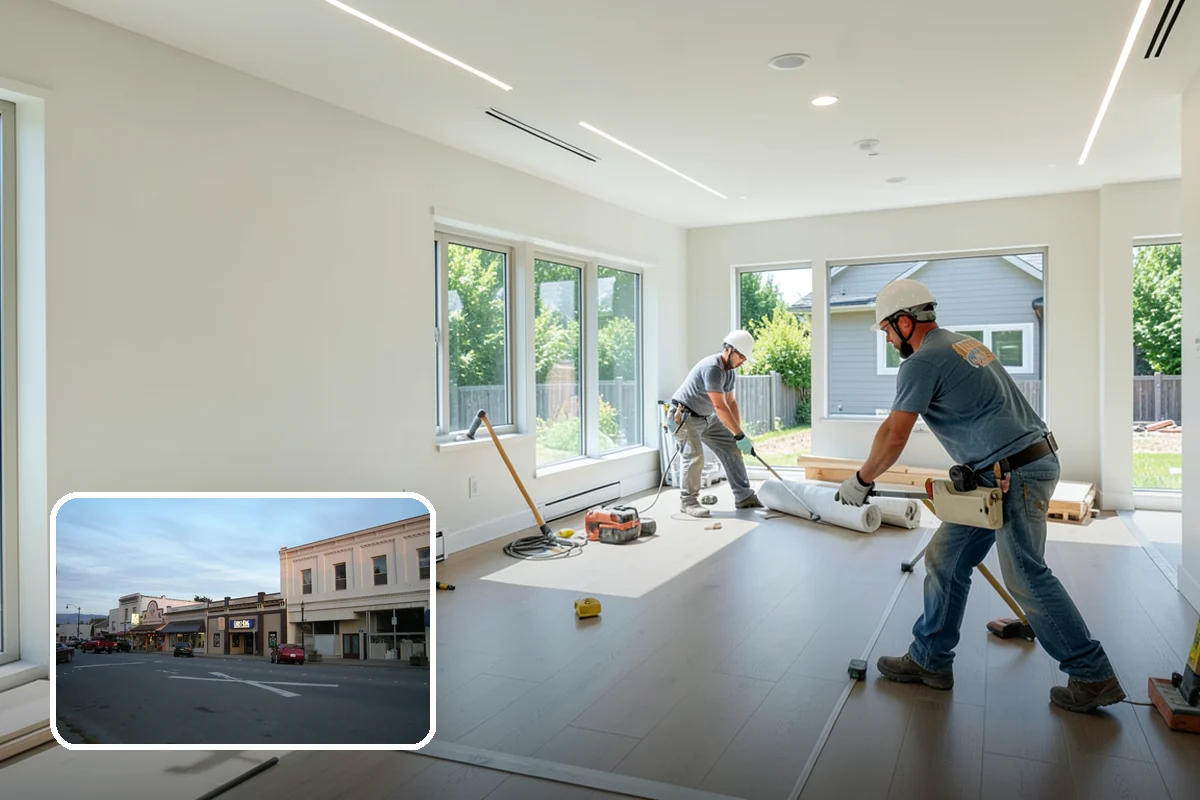 Tiny Home Construction in Burlington, Skagit County, WA - A complete home in a compact footprint