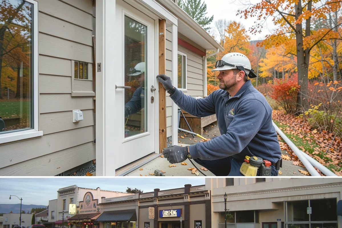 Tiny Home Construction in Burlington, Skagit County, WA - Tiny home exterior construction is best completed in the drier months to keep the compact structure protected while it goes up.