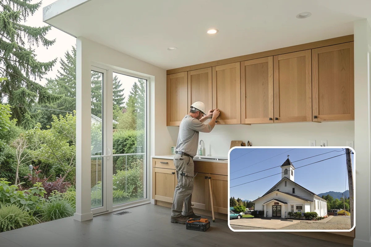 Tiny Home Construction in Concrete, Skagit County, WA - A complete home in a compact footprint