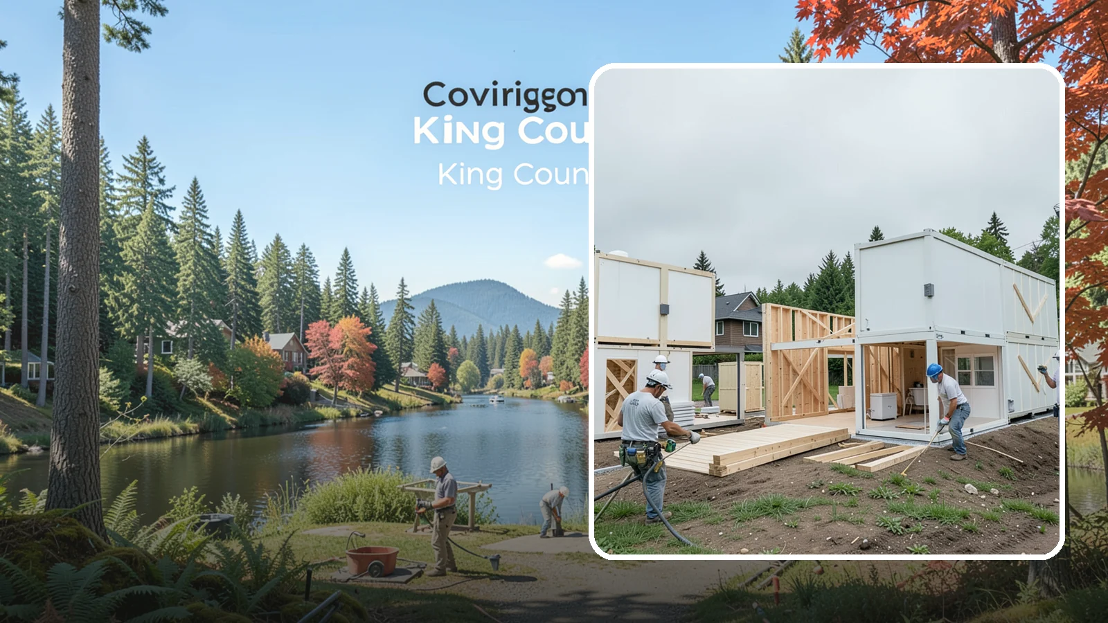 Tiny Home Construction in Covington, King County, WA - Tiny home construction that delivers a compact, efficient, fully functional dwelling on your Western Washington property.