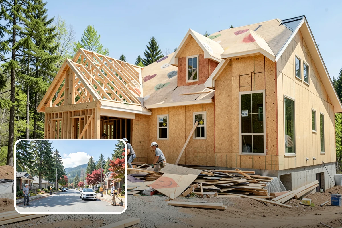 Tiny Home Construction in Hunts Point, King County, WA - A complete home in a compact footprint
