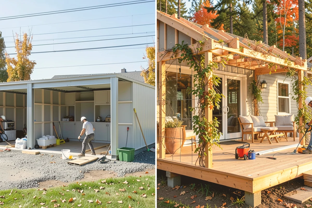 Tiny Home Construction in Kent, King County, WA - We plan a layout that maximizes compact space