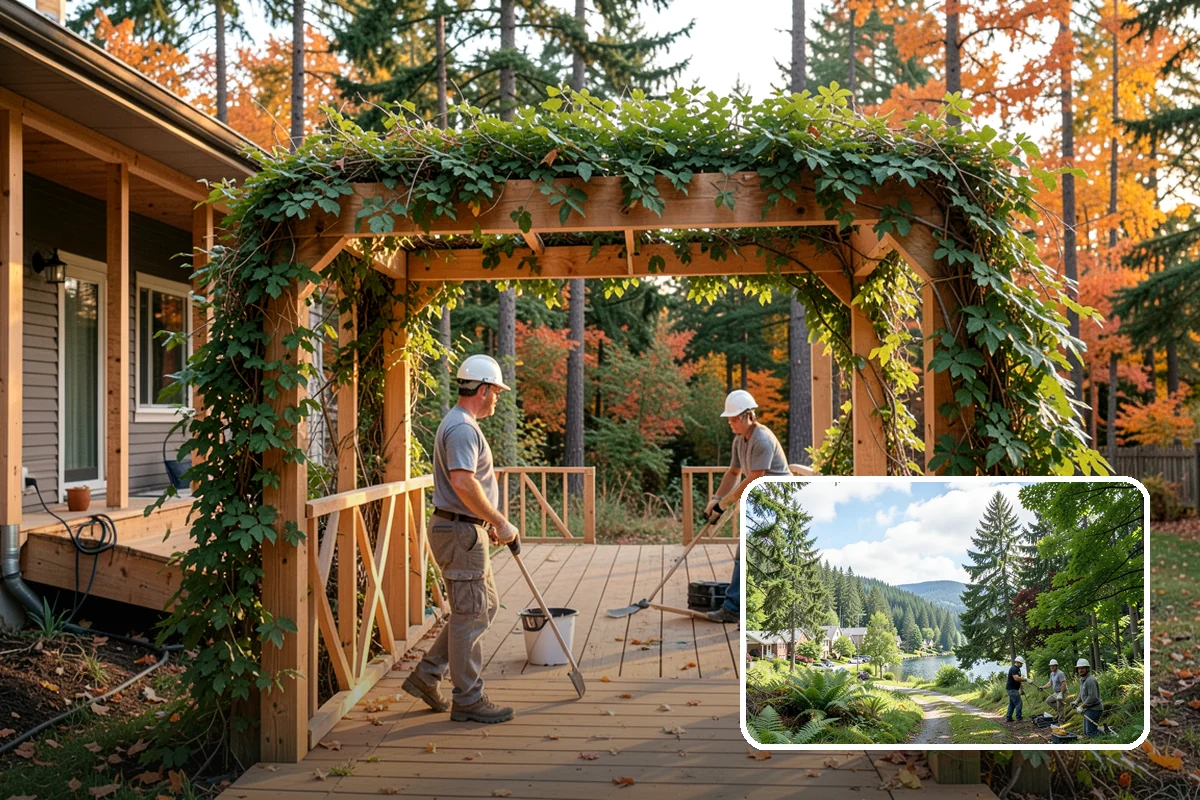 Tiny Home Construction in Lake Forest Park, King County, WA - A complete home in a compact footprint