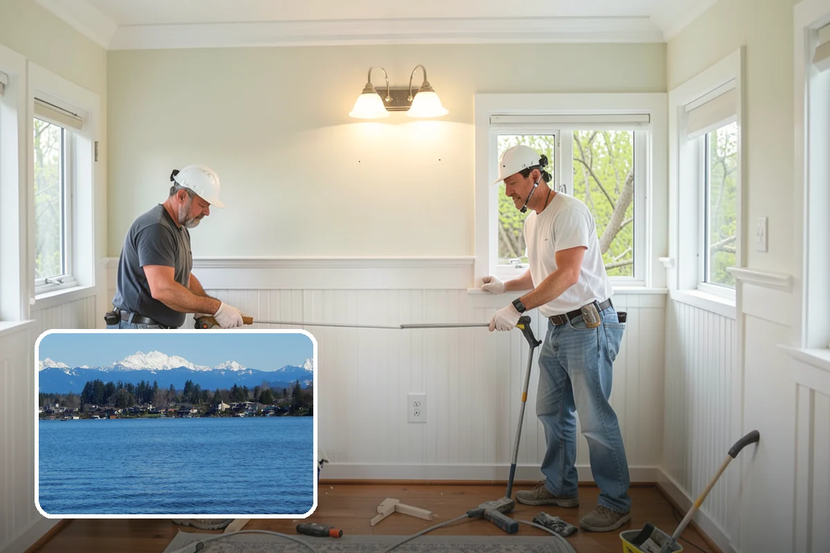 Tiny Home Construction in Lake Stevens, Snohomish County, WA - A complete home in a compact footprint