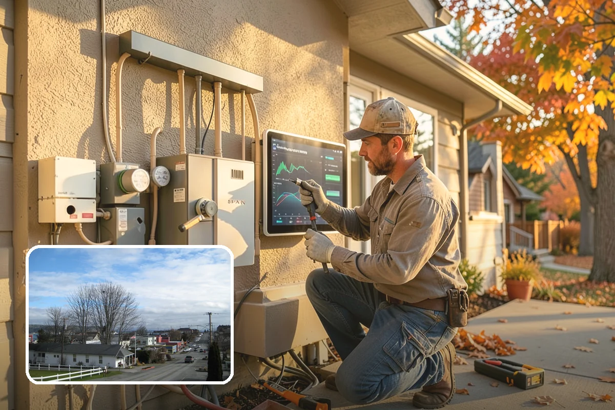 Tiny Home Construction in Langley, Island County, WA - A complete home in a compact footprint