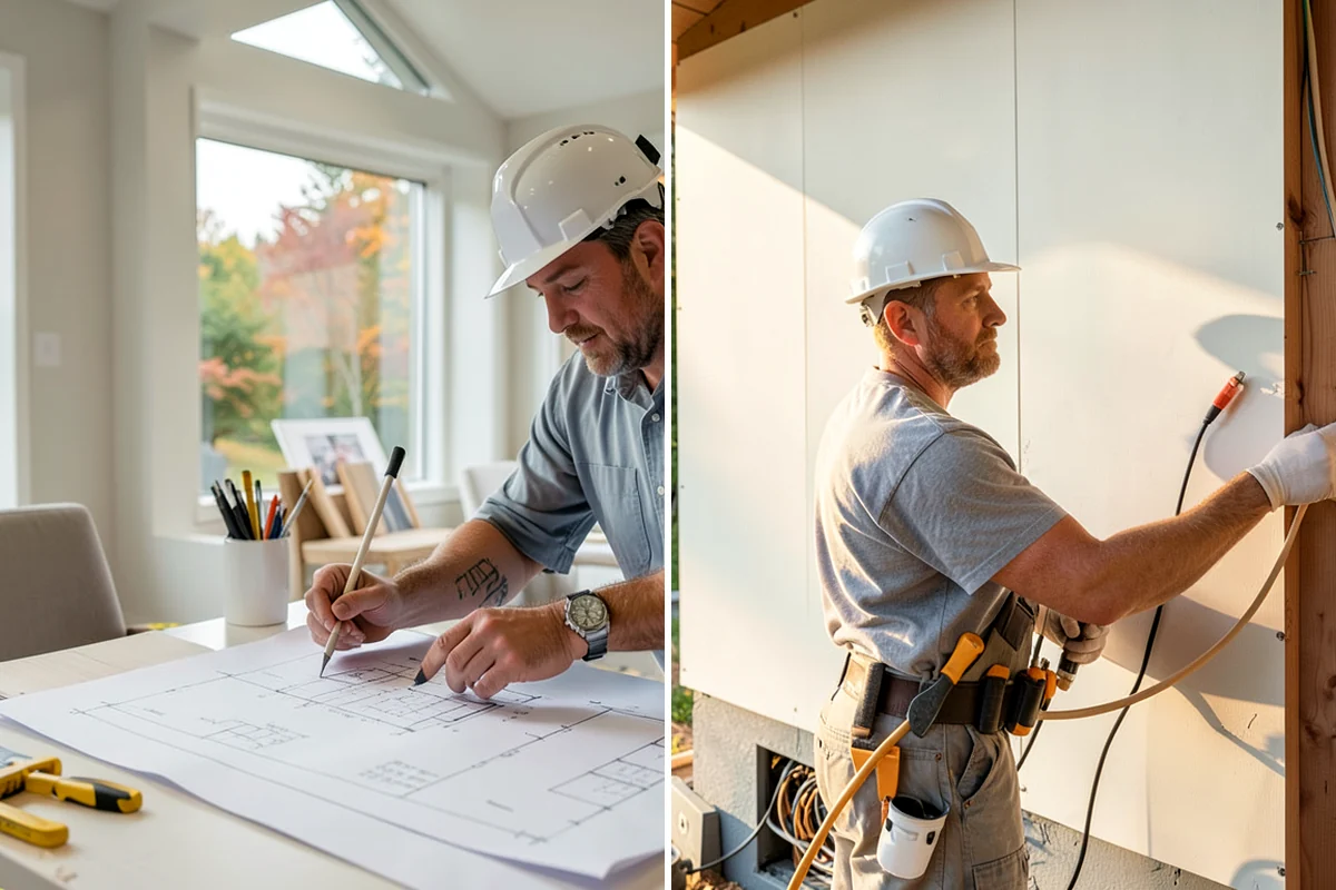 Tiny Home Construction in Lyman, Skagit County, WA - We plan a layout that maximizes compact space