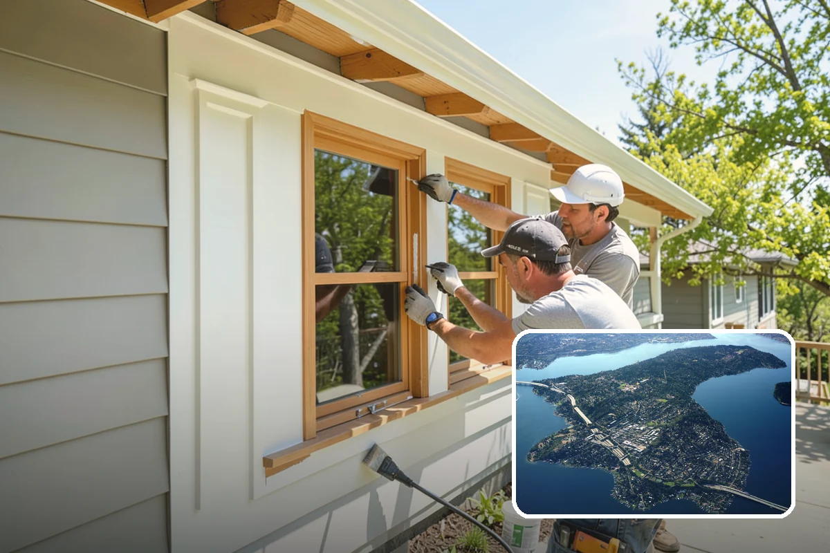 Tiny Home Construction in Mercer Island, King County, WA - A complete home in a compact footprint