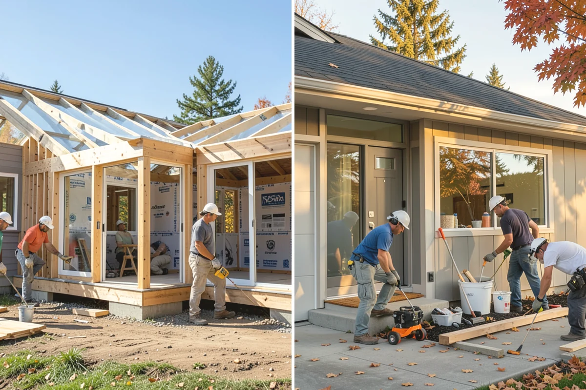Tiny Home Construction in Monroe, Snohomish County, WA - We plan a layout that maximizes compact space