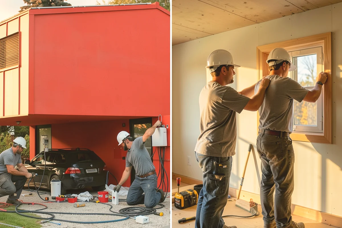 Tiny Home Construction in Orting, Pierce County, WA - We plan a layout that maximizes compact space