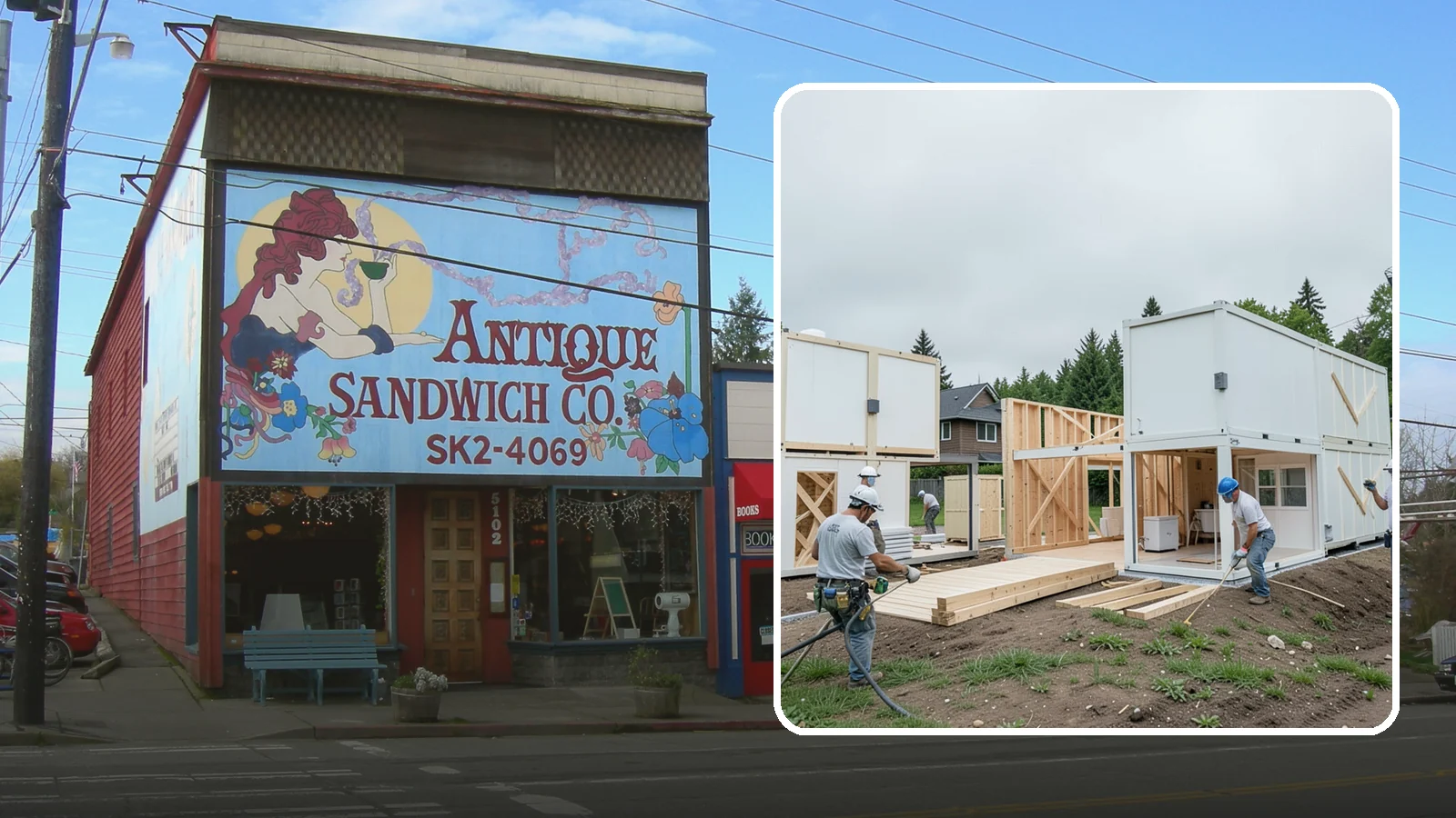 Tiny Home Construction in Ruston, Pierce County, WA - Tiny home construction that delivers a compact, efficient, fully functional dwelling on your Western Washington property.