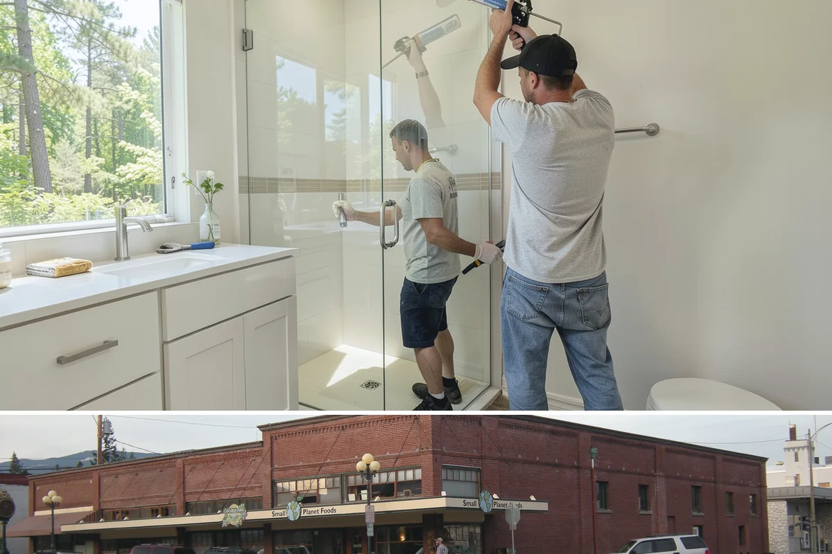 Tiny Home Construction in Sedro-Woolley, Skagit County, WA - Tiny home exterior construction is best completed in the drier months to keep the compact structure protected while it goes up.
