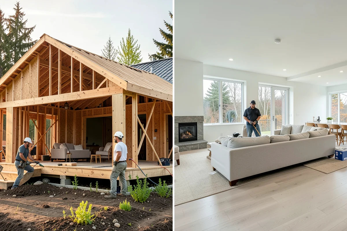 Tiny Home Construction in Snoqualmie, King County, WA - We plan a layout that maximizes compact space