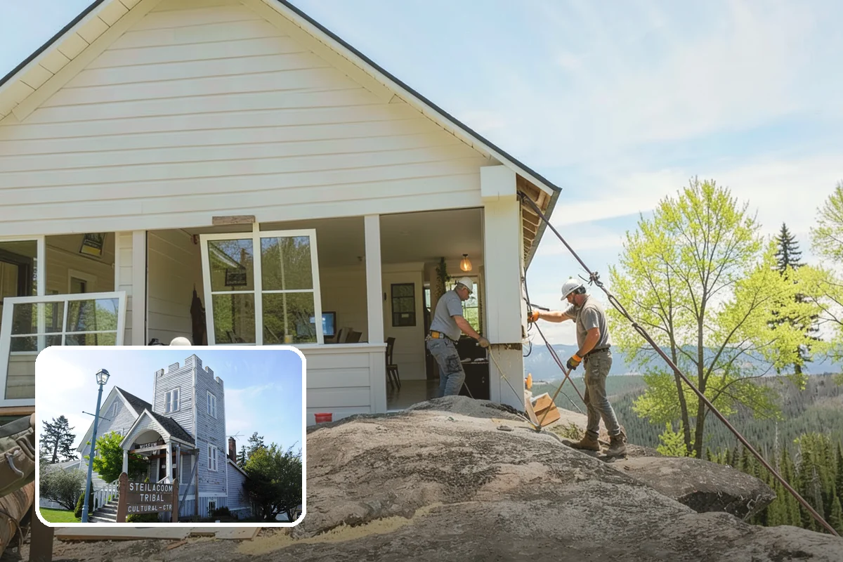 Tiny Home Construction in Steilacoom, Pierce County, WA - A complete home in a compact footprint