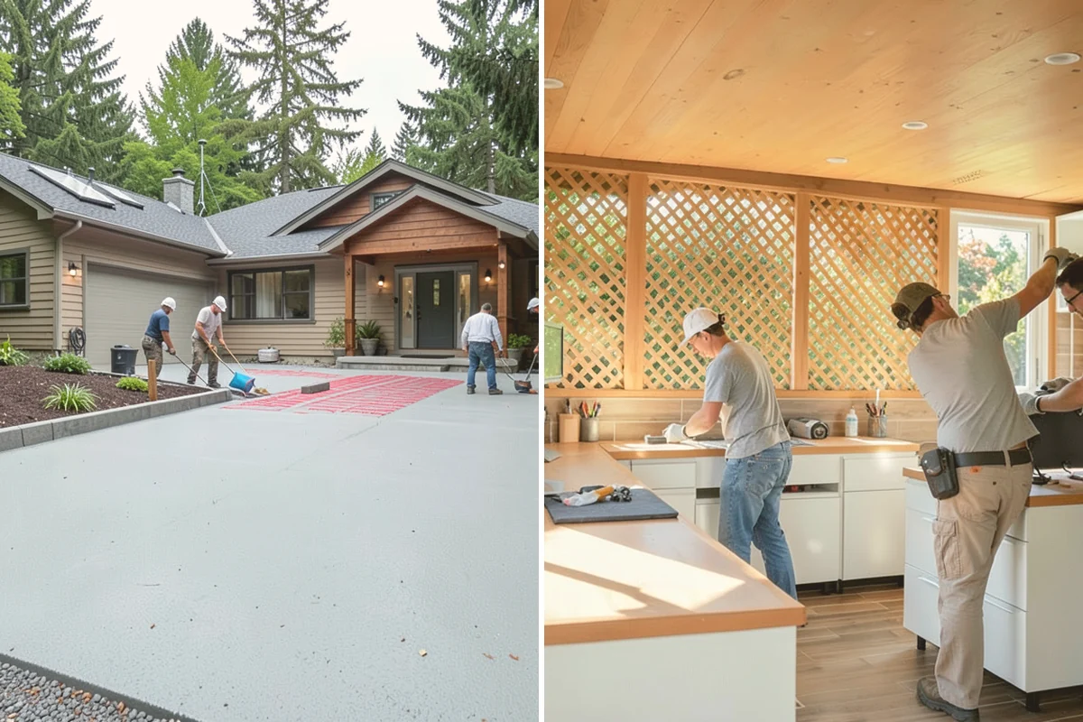 Toe Kick Installation in Algona, King County, WA - Measure the base cabinet recess
