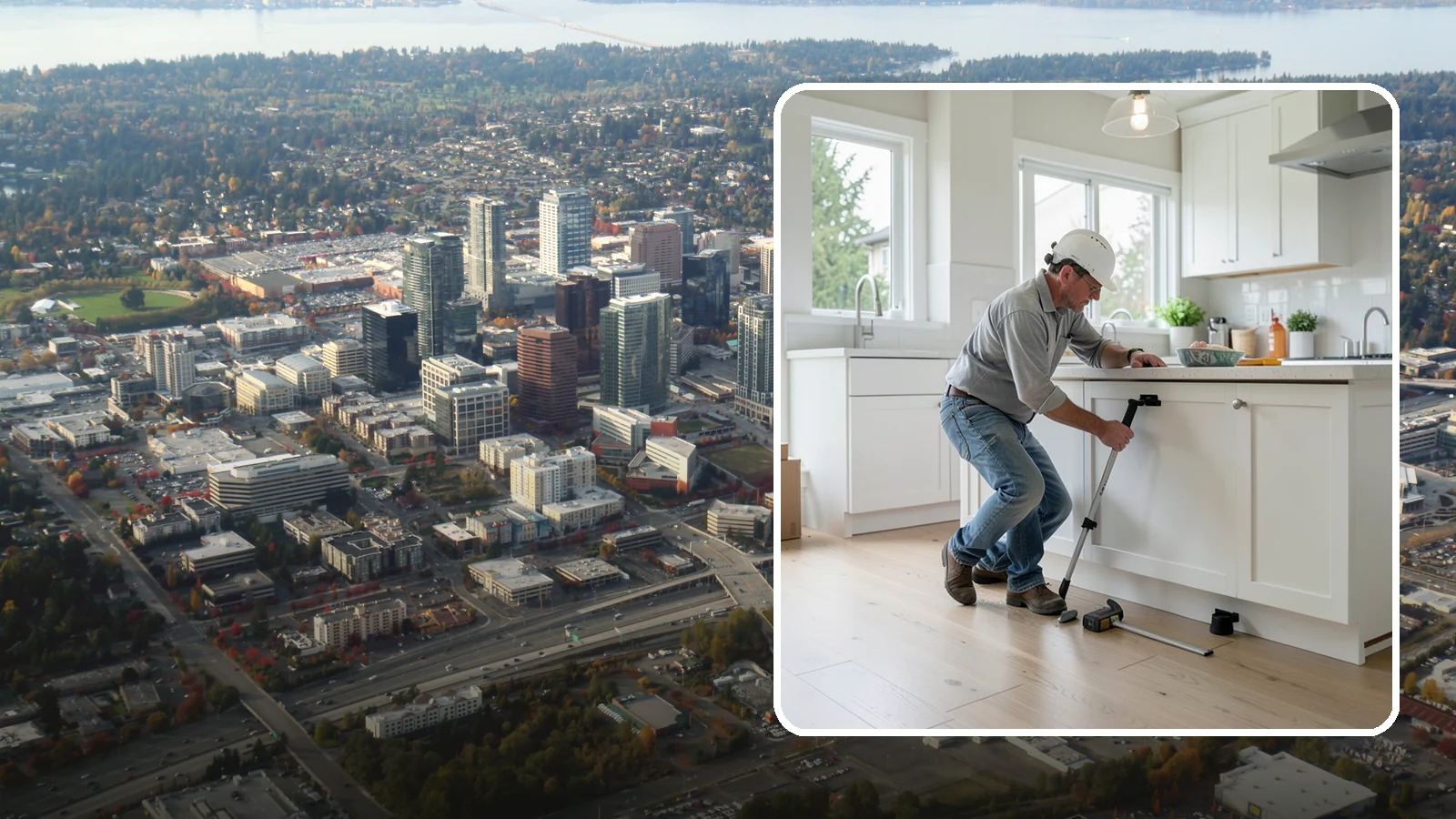 Toe Kick Installation in Bellevue, King County, WA - Installing or replacing the recessed toe-kick panels at the base of cabinets for a clean, finished look.