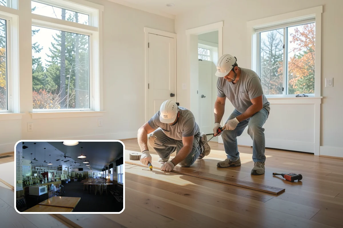 Toe Kick Installation in Black Diamond, King County, WA - Clean, finished appearance at the cabinet base