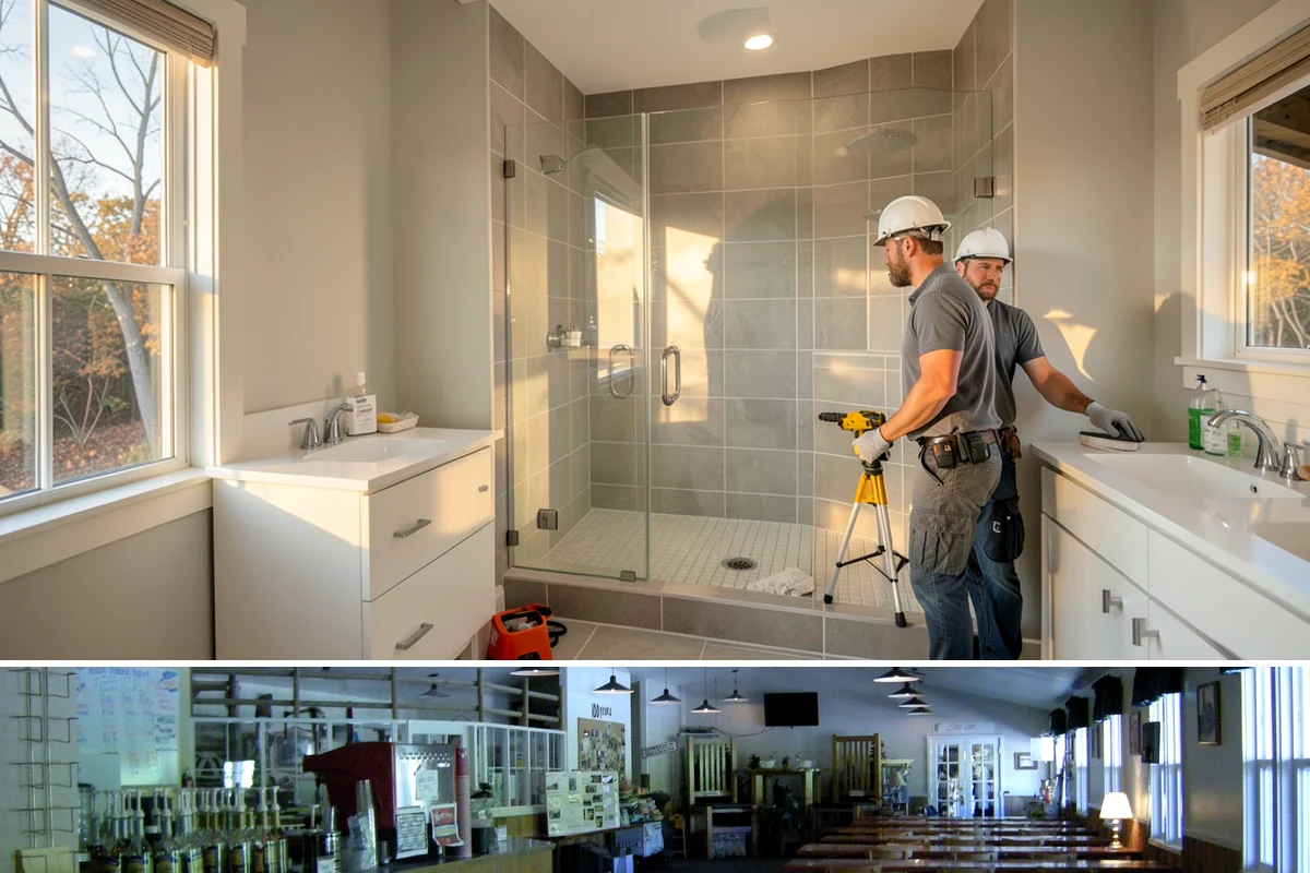 Toe Kick Installation in Black Diamond, King County, WA - Toe-kick work happens near the end of a cabinet install and carries no seasonal restrictions.