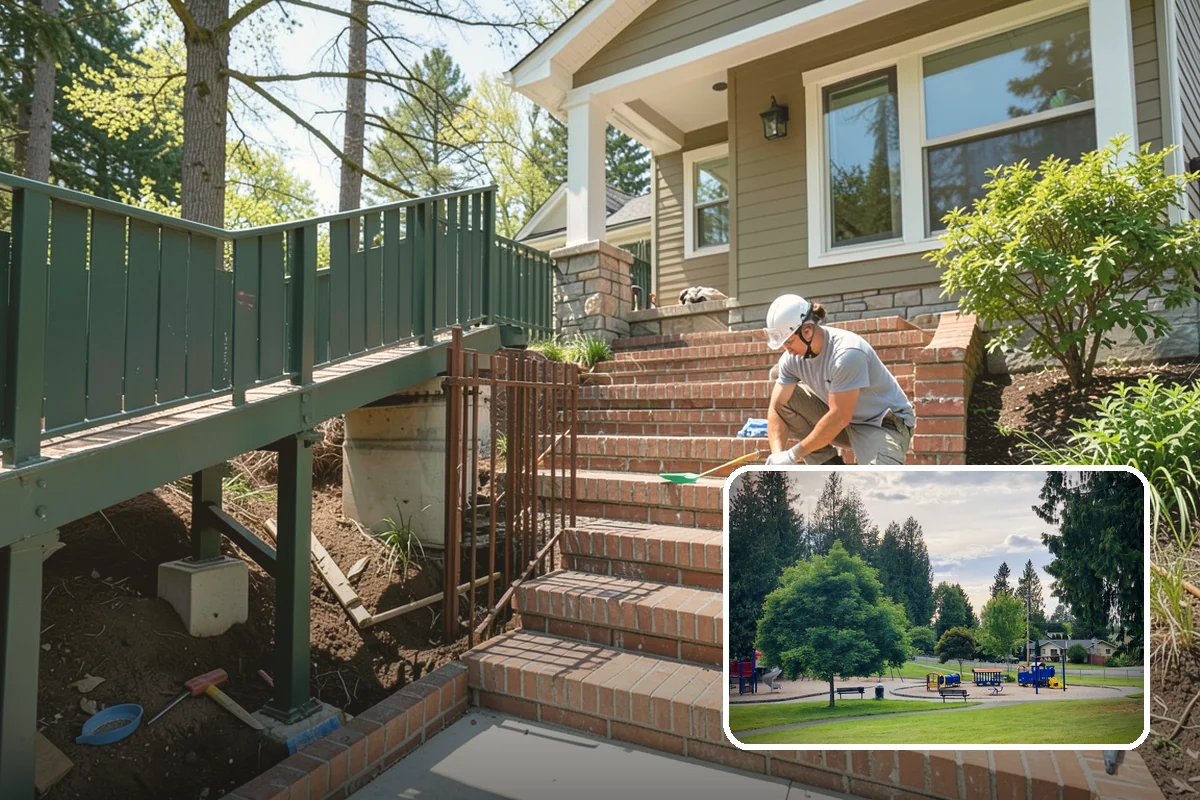 Toe Kick Installation in Bonney Lake, Pierce County, WA - Clean, finished appearance at the cabinet base