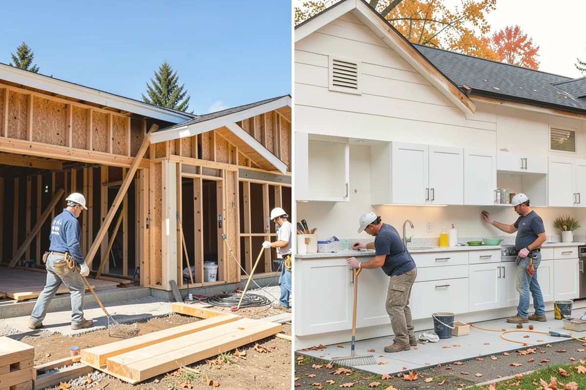 Toe Kick Installation in Carbonado, Pierce County, WA - Measure the base cabinet recess