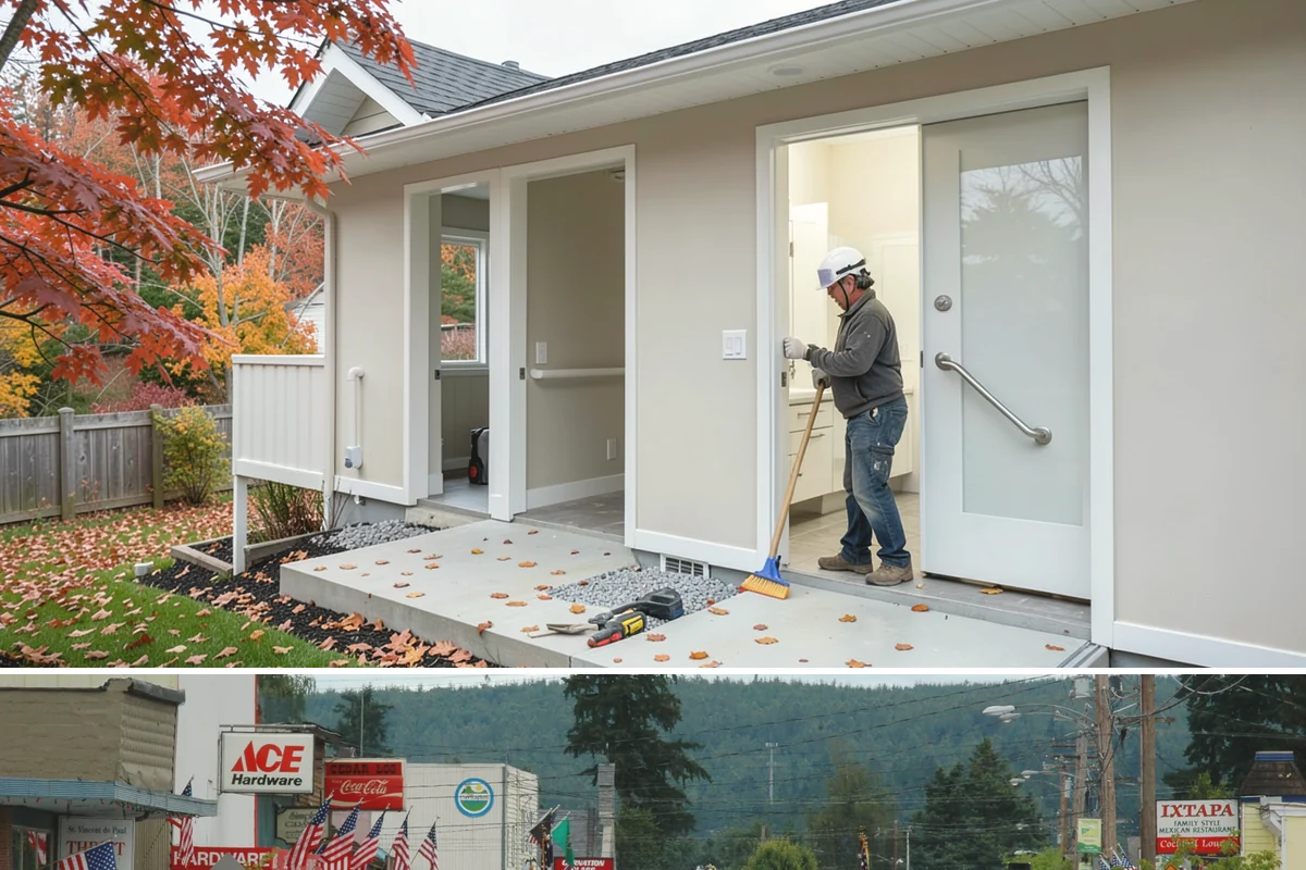 Toe Kick Installation in Carnation, King County, WA - Toe-kick work happens near the end of a cabinet install and carries no seasonal restrictions.