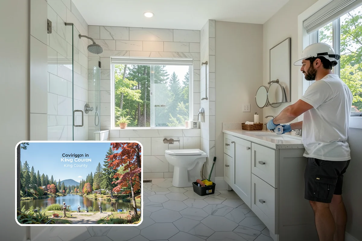 Toe Kick Installation in Covington, King County, WA - Clean, finished appearance at the cabinet base
