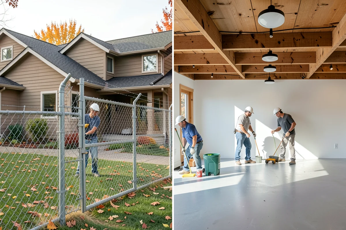Toe Kick Installation in DuPont, Pierce County, WA - Measure the base cabinet recess