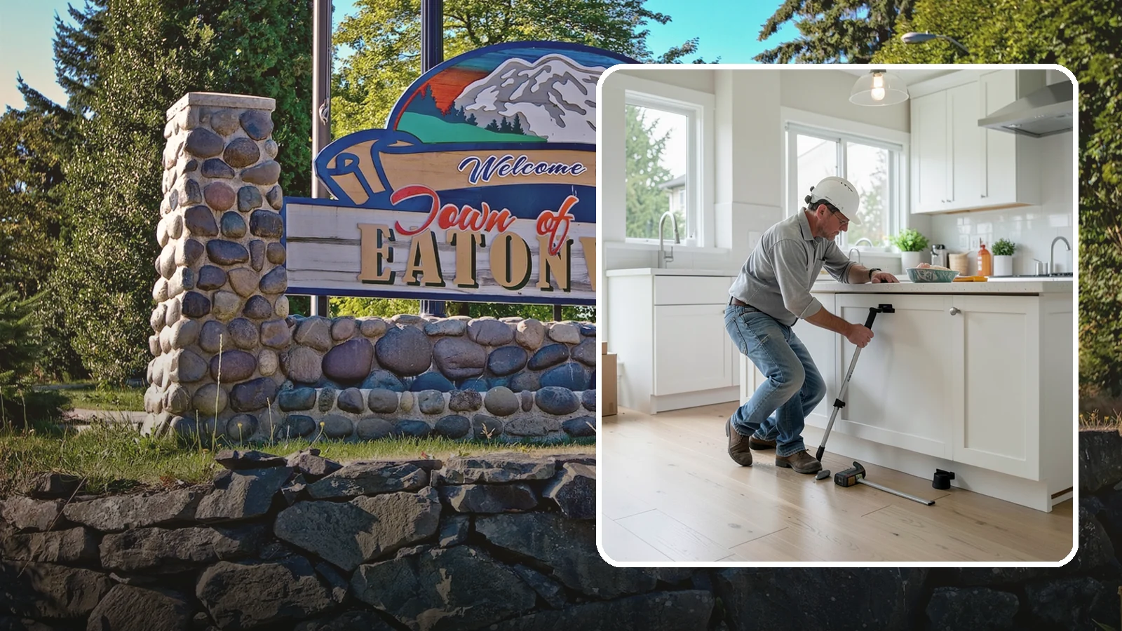 Toe Kick Installation in Eatonville, Pierce County, WA - Installing or replacing the recessed toe-kick panels at the base of cabinets for a clean, finished look.