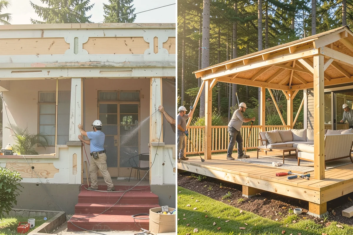 Toe Kick Installation in Eatonville, Pierce County, WA - Measure the base cabinet recess