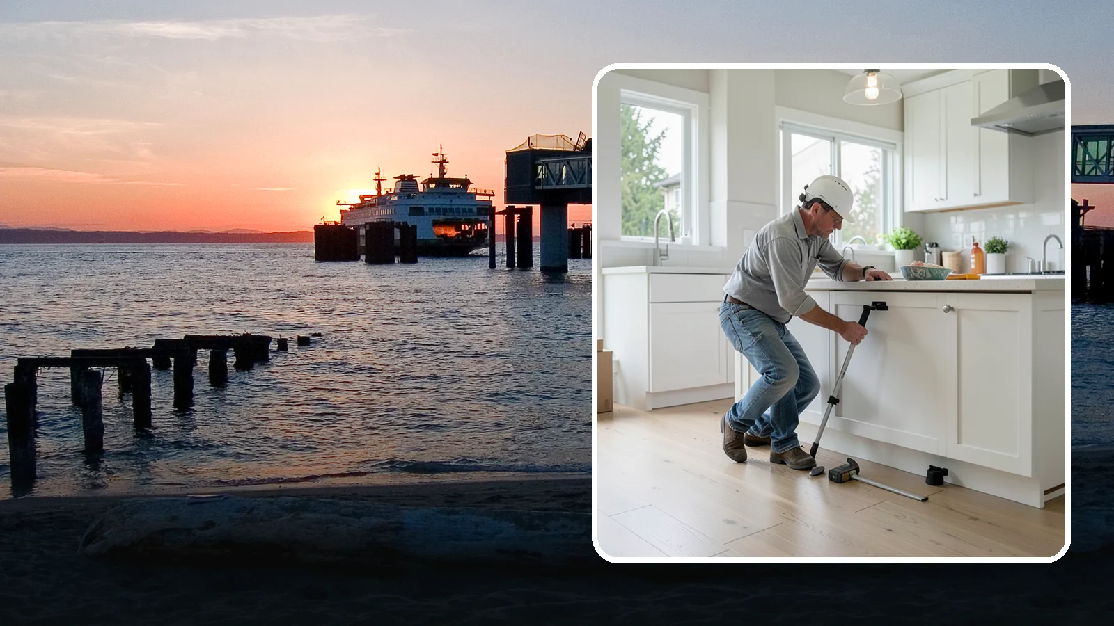 Toe Kick Installation in Edmonds, Snohomish County, WA - Installing or replacing the recessed toe-kick panels at the base of cabinets for a clean, finished look.