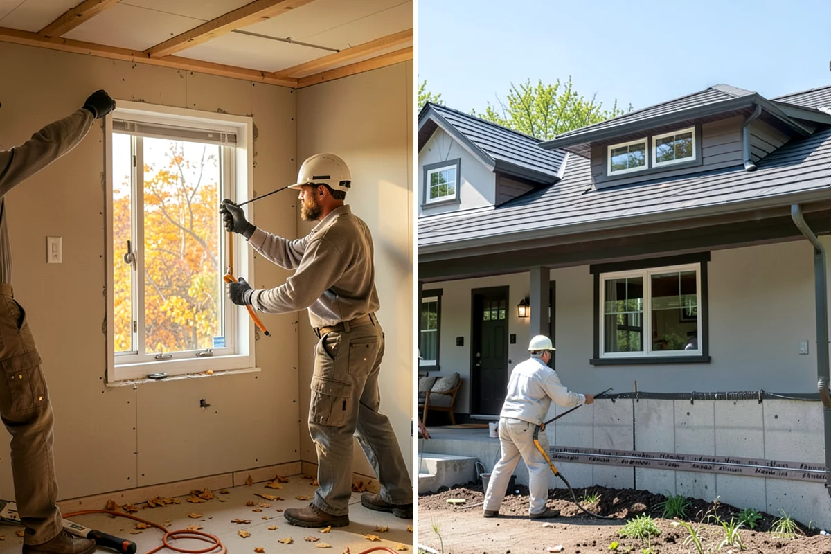 Toe Kick Installation in Everett, Snohomish County, WA - Measure the base cabinet recess